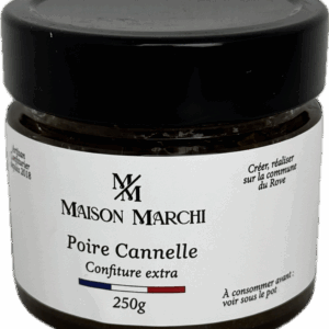 Confiture extra poire cannelle 250g