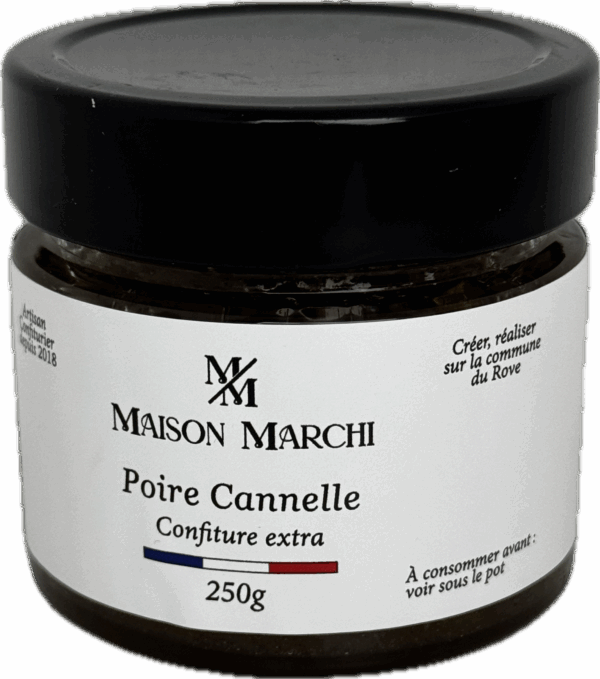 Confiture extra poire cannelle 250g