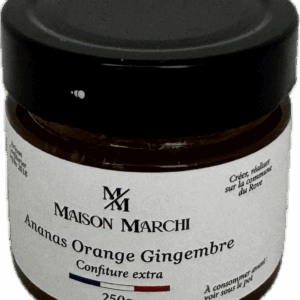 Confitures extra Ananas orange gingembre 250g
